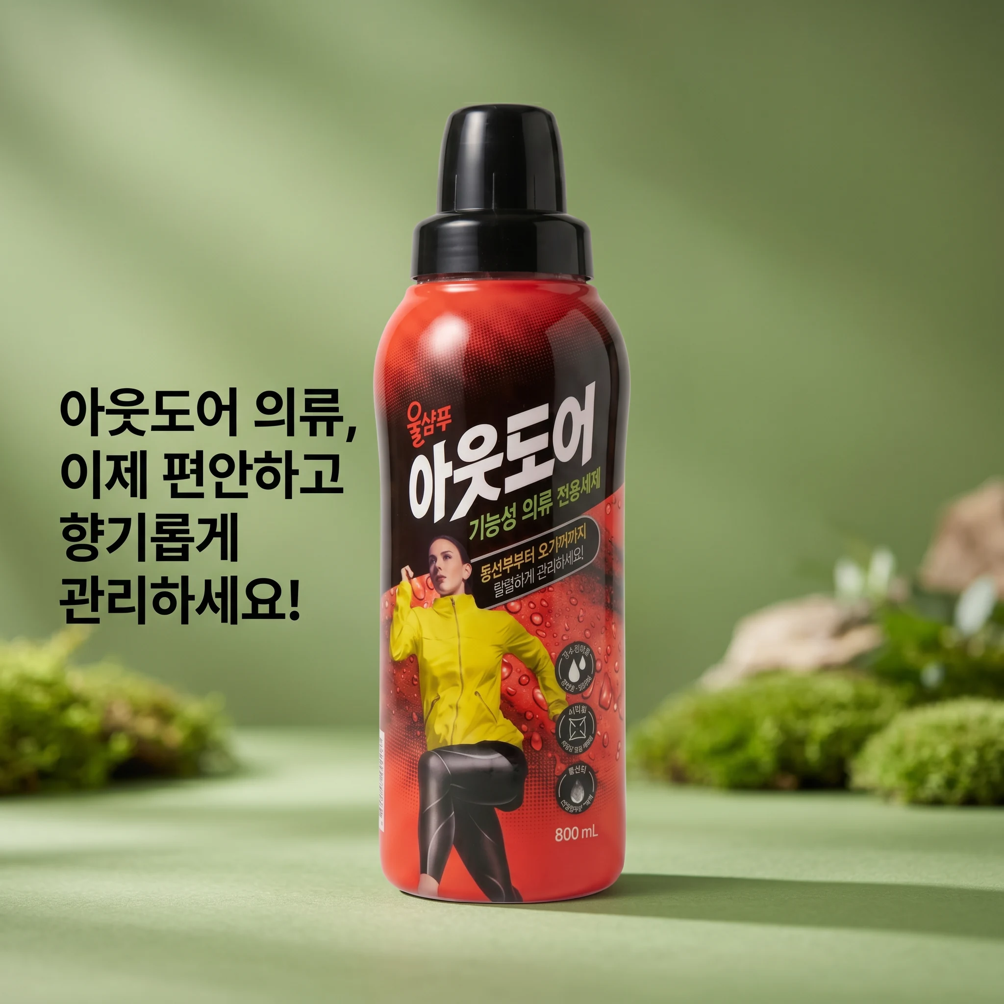 울샴푸 아웃도어 용기 800ml